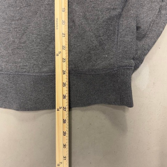 Vintage Y2K gray old navy Sherpa lined zip up hoodie - Picture 5 of 5